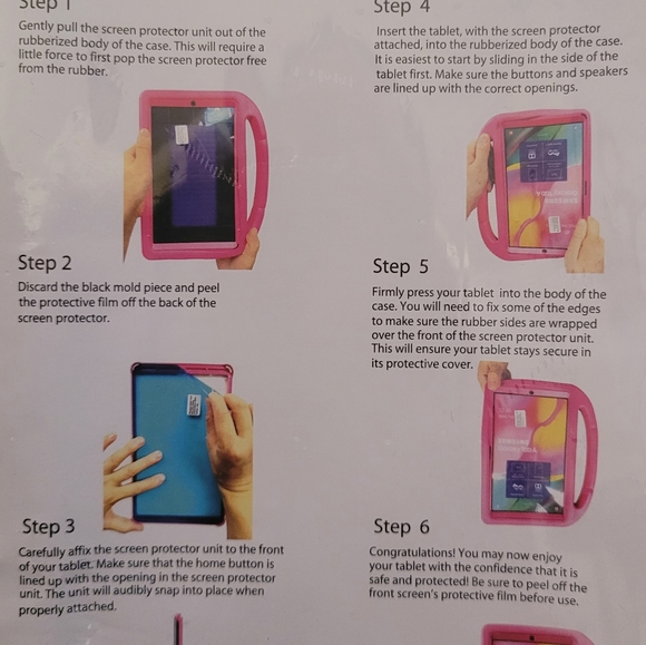 NEW VICVOL SAMSUNG T290 SHOCKPROOF CASE WITH BUILT-IN SCREEN PROTECTOR $8 - Picture 8 of 8